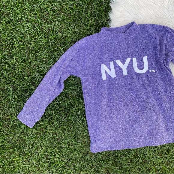 WOOLLY THREADS New York NYC Mock Neck Sweater oversized - Picture 1 of 7